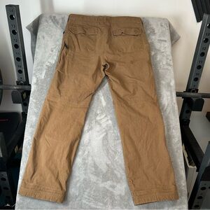 L.L.Bean Men's Riverton Pants 36x32 In Color Wood Bark Utility Pant